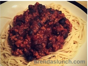 Black Bean Spaghetti lunch recipes